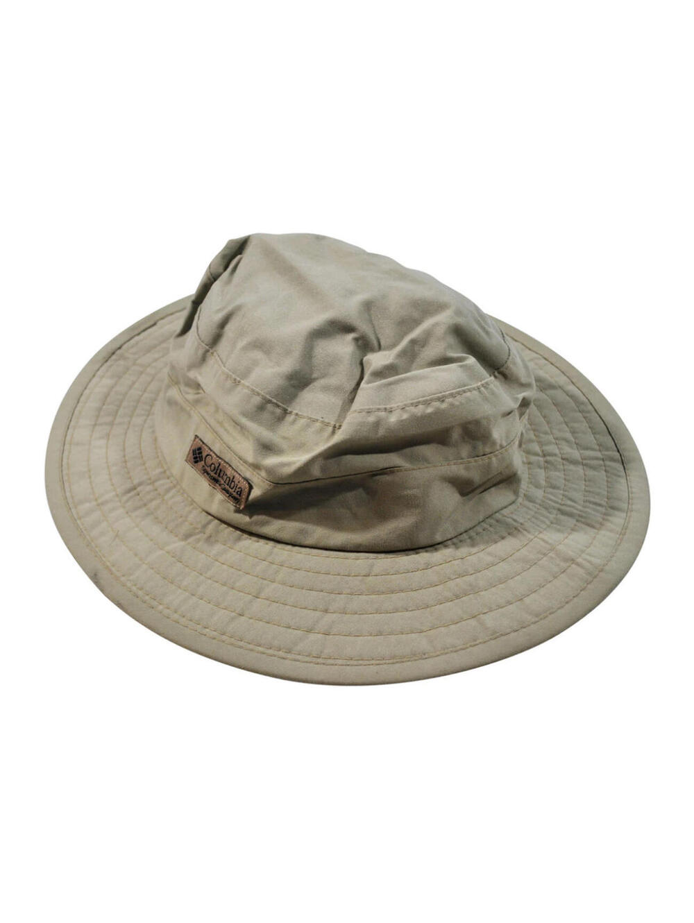 Vintage Columbia Sportswear Tan Beach Sun Hat (Medium)